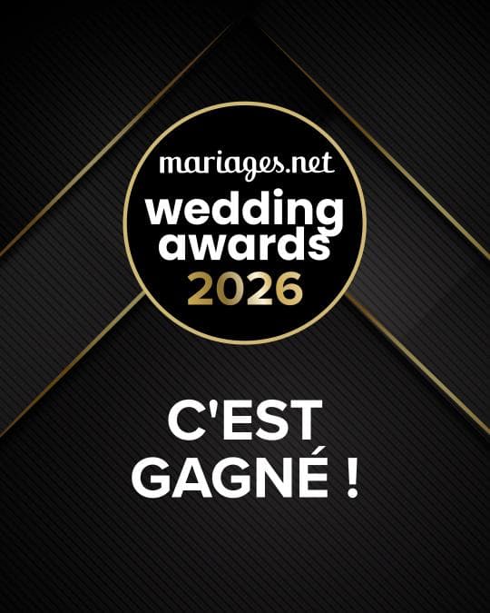 Lauréat Wedding Awards Mariages.net 2026